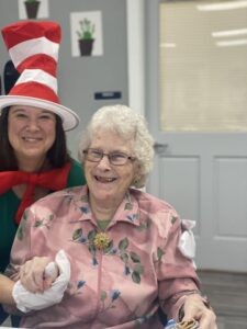 Group of seniors enjoying activities at PACE center