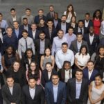 Consortium Fellows photographed from above