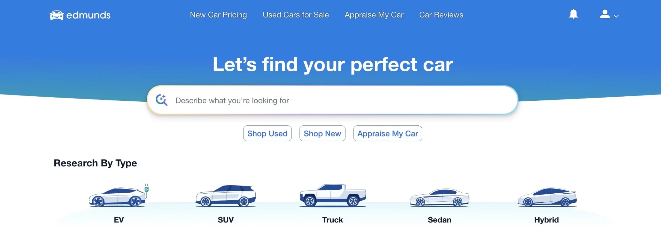 Explore new and used cars on Edmunds