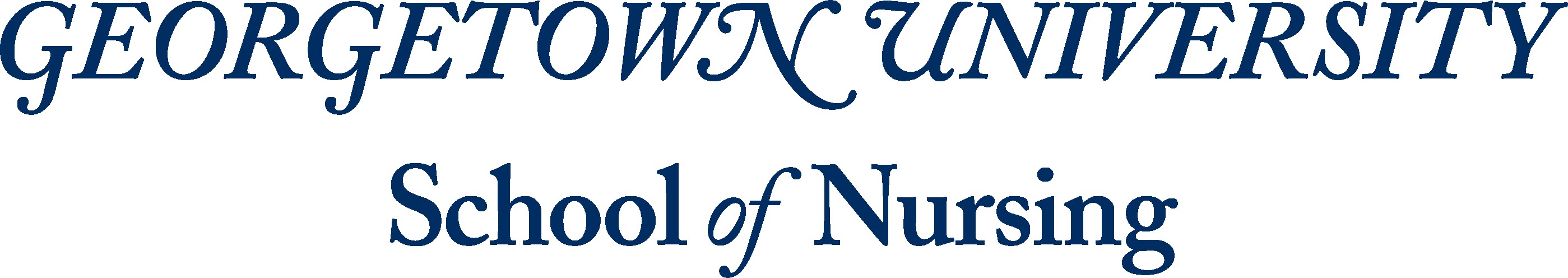 Georgetown University School of Nursing Logo