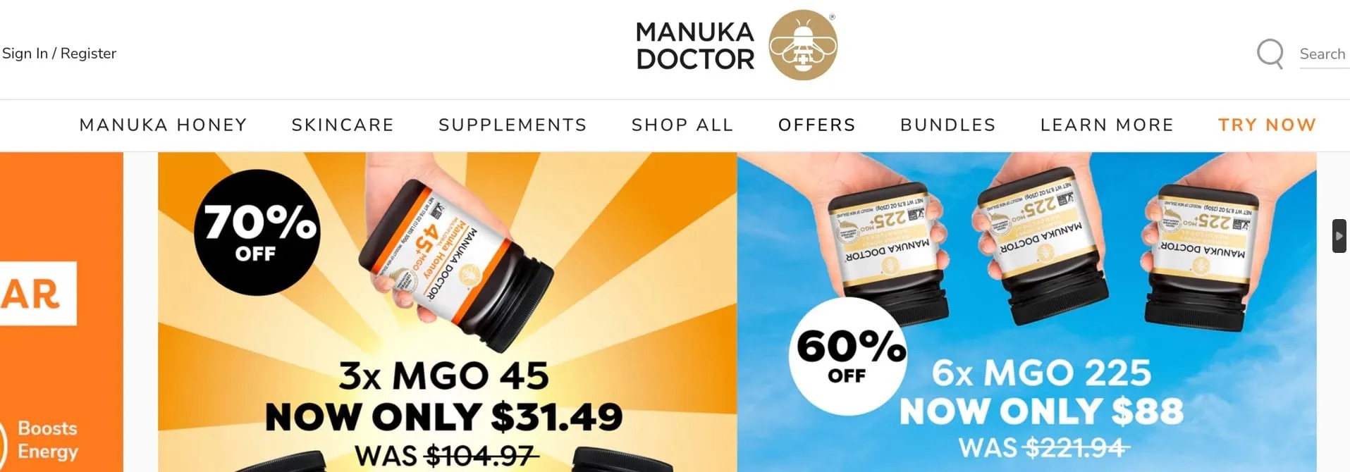 Manuka Doctor honey-based skincare products