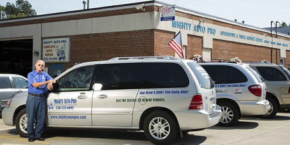 Mighty Auto Pro Medina Ohio Auto Repair Service Center Providing Loaner Cars