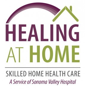 Healing At Home logo representing Sonoma Valley Hospital's expanded home care program.