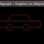 Output of Moving Car Program in C using lines and circles without cleardevice function