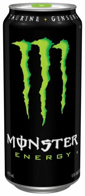 Monster Energy logo. Official branding for the energy drink company often impersonated in car wrap scams.